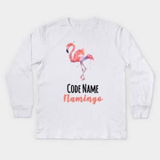 code name flamingo Kids Long Sleeve T-Shirt